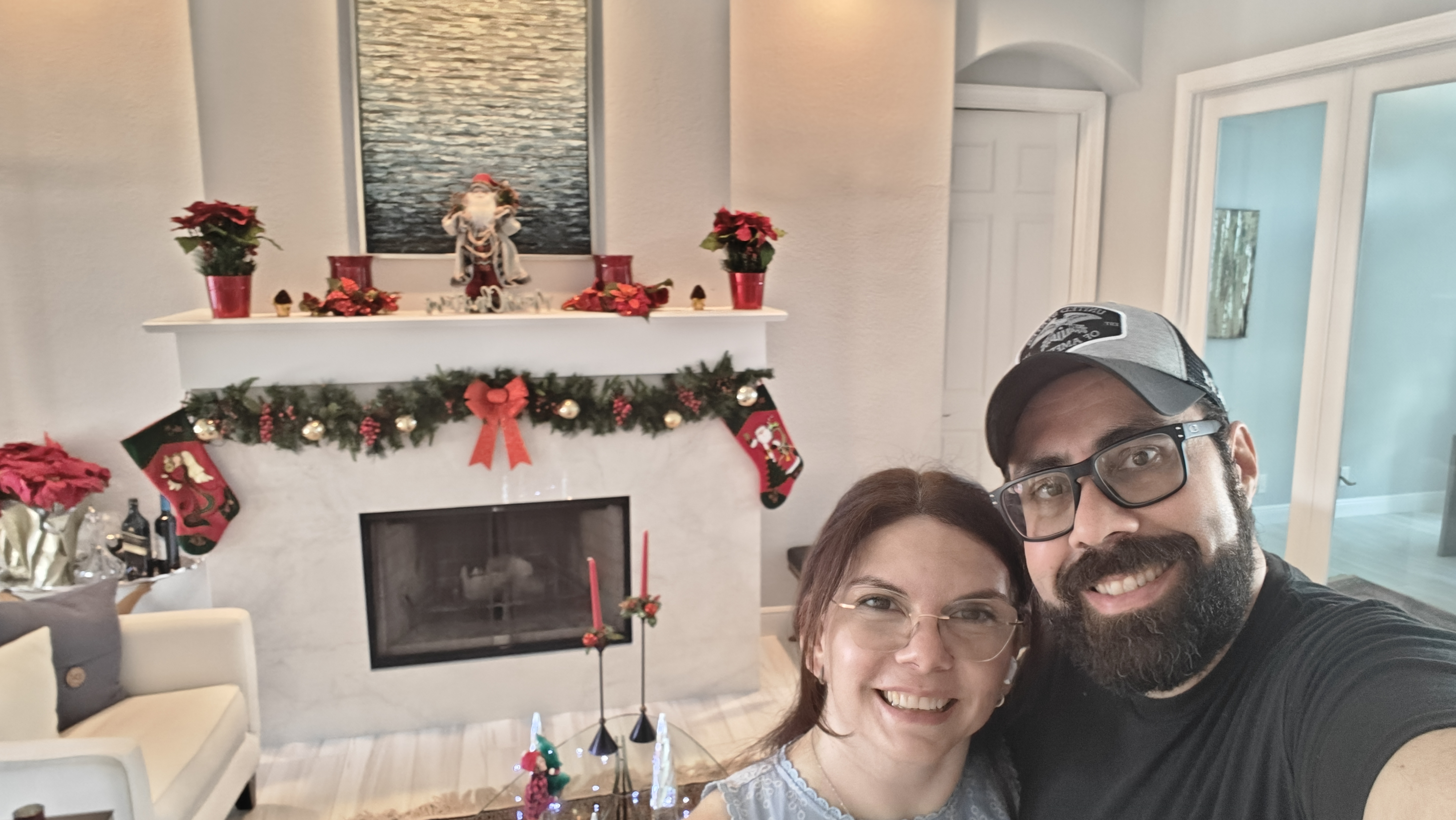 Andres and Malu at home